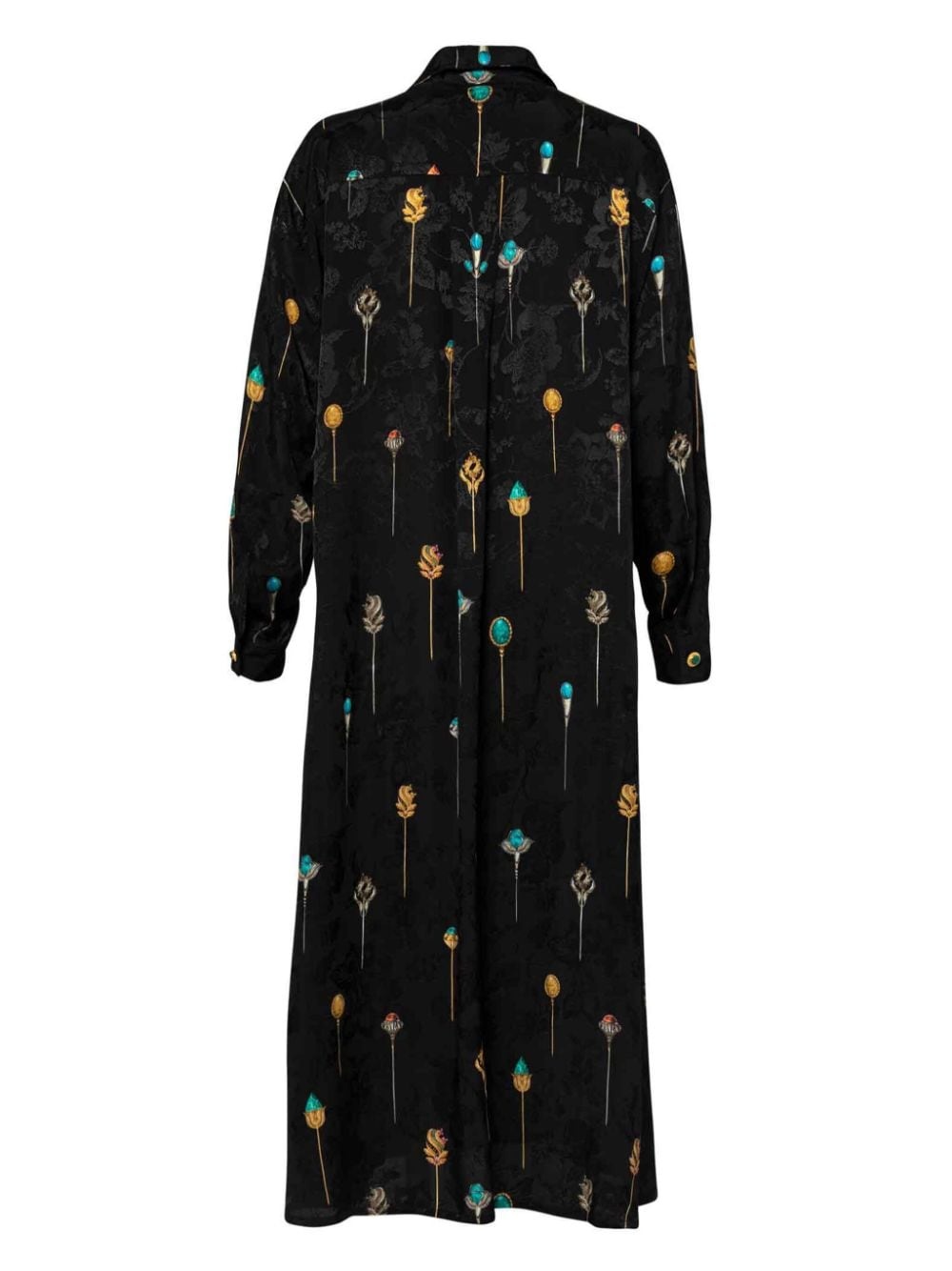 Frida Ornamento maxi shirt dress - 2