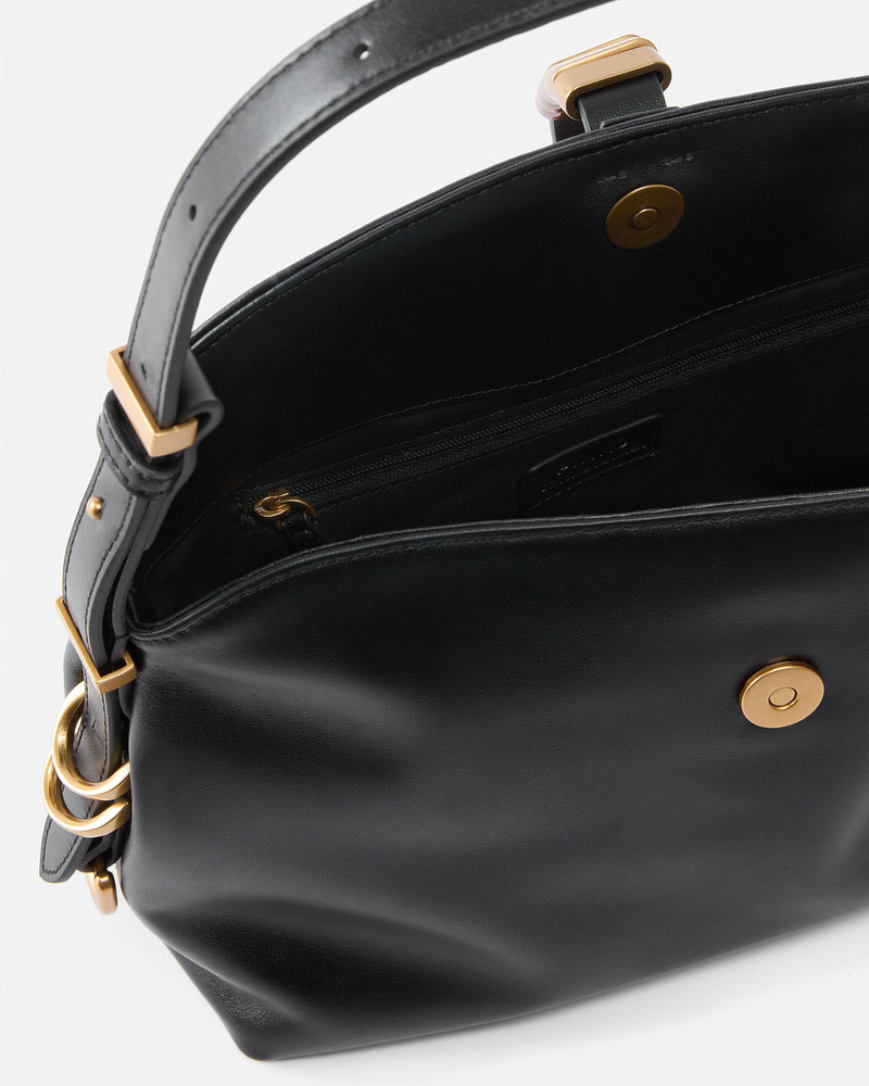 SADDLE BAG SMALL LEATHER SHOULDER BAG 4