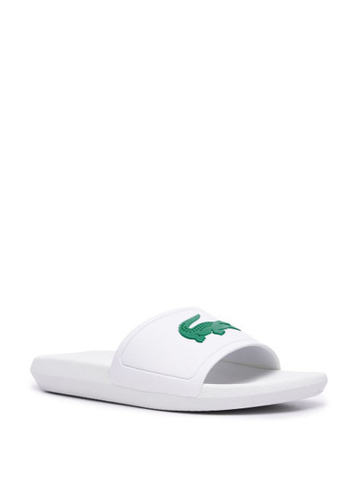 LACOSTE logo-print open-toe sandals outlook