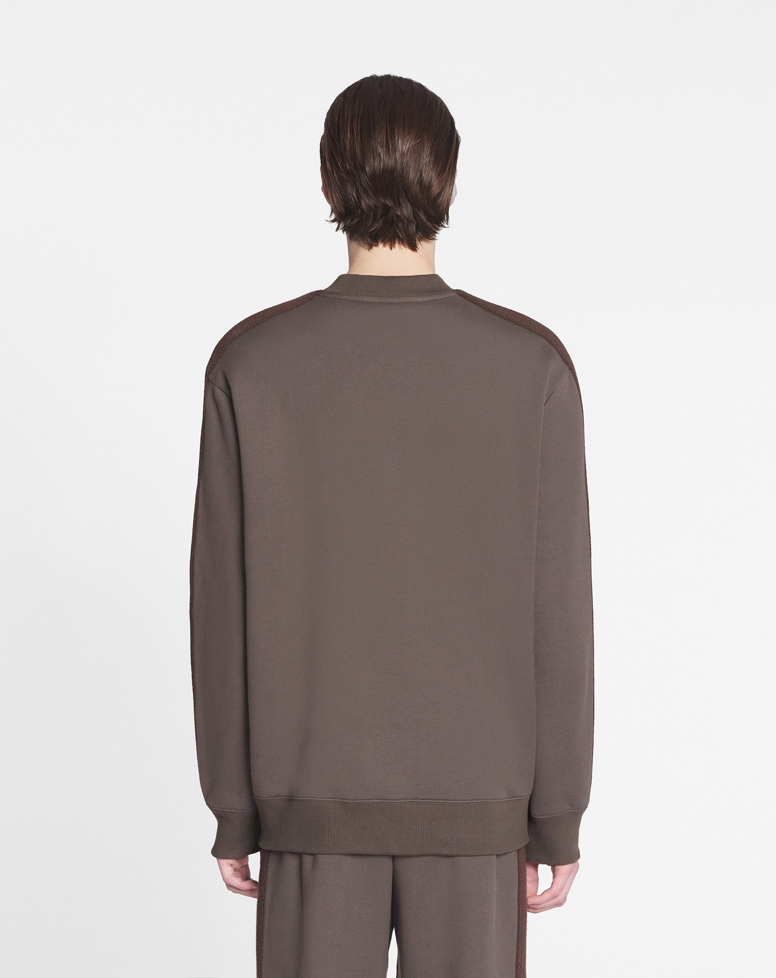 CURB SIDE LANVIN EMBROIDERED LOOSE-FITTING SWEATSHIRT - 4