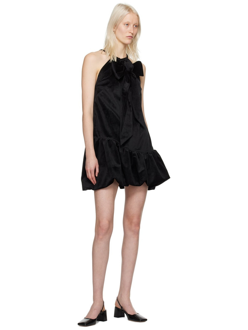 KIKA VARGAS Black Suzi Minidress outlook