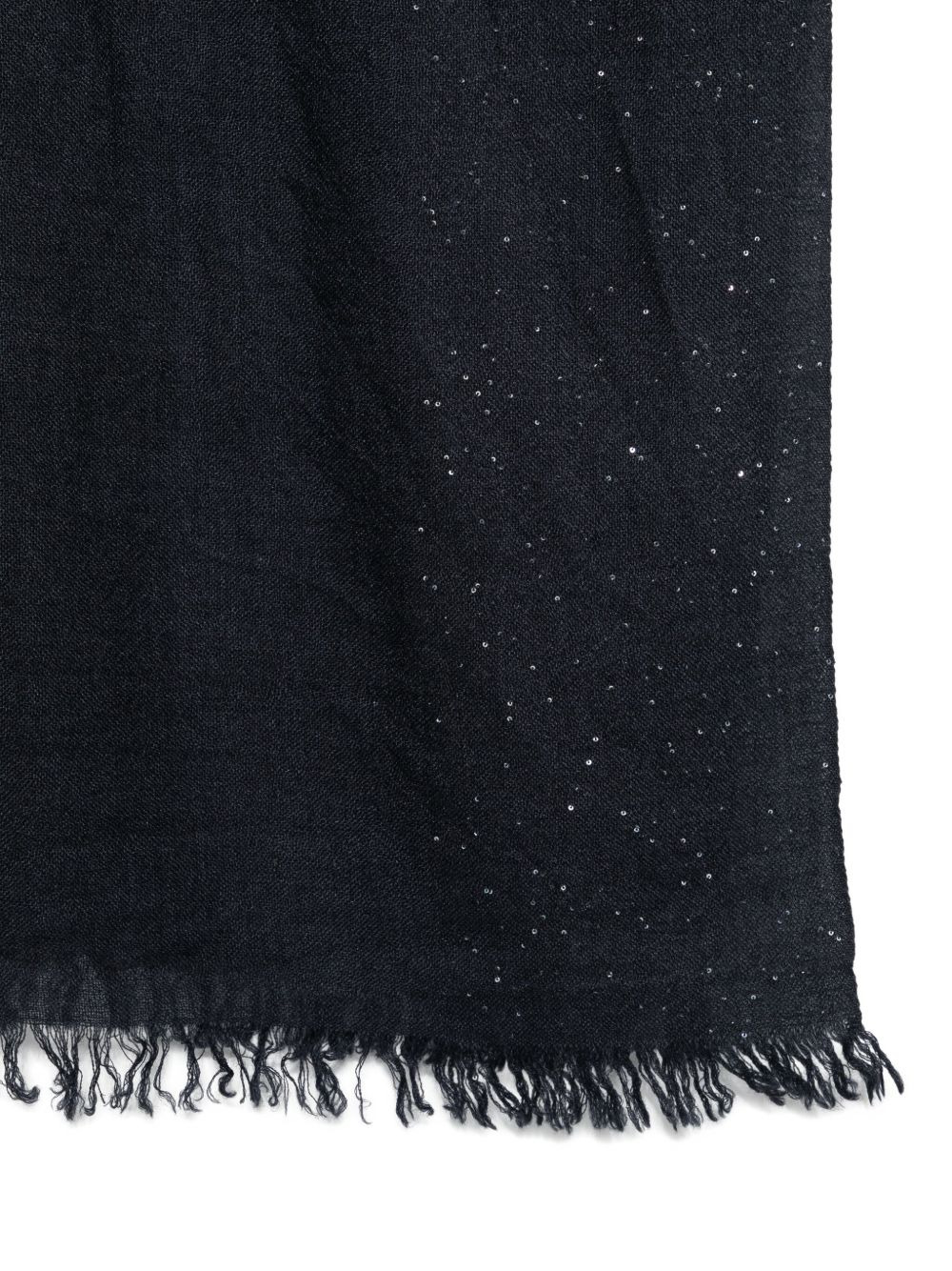 sequin-embellished scarf - 2