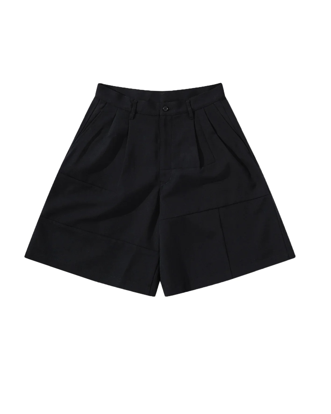 Plain Wool Shorts - 1
