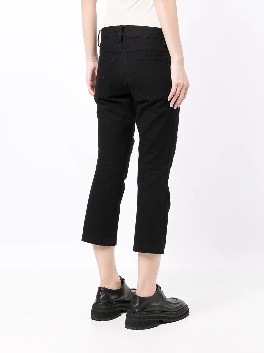 slim-fit cropped trousers - 5