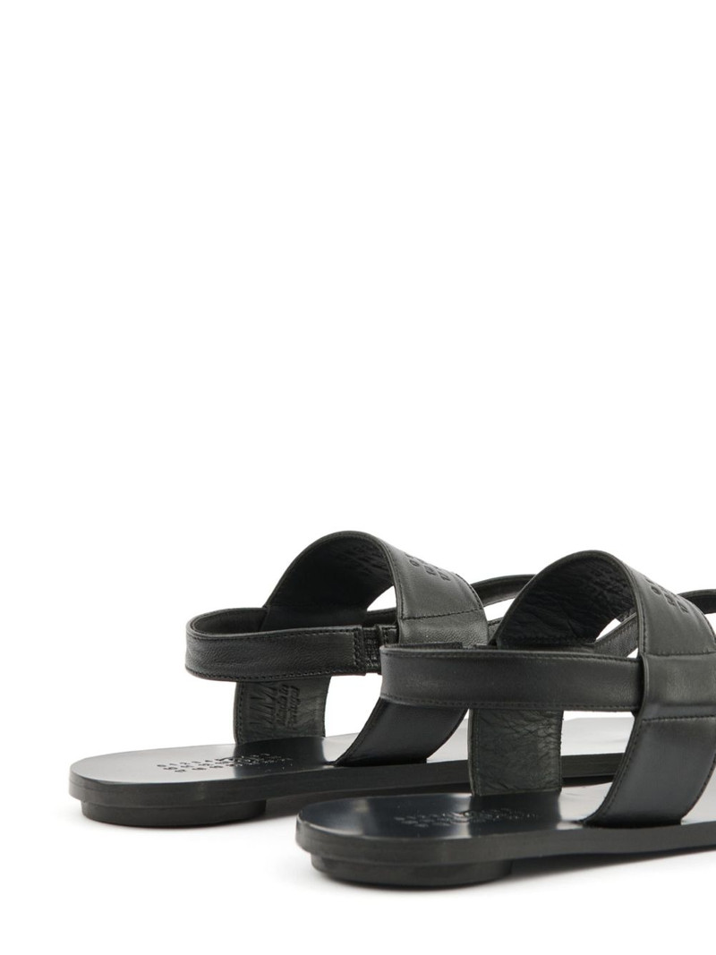 logo-debossed leather sandals 4