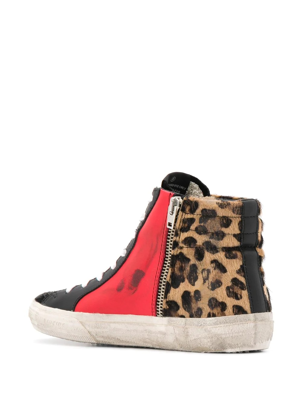 graphic print high-top sneakers - 3