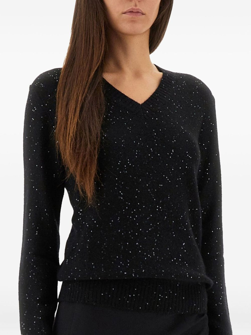 V-neck embellished sweater 4