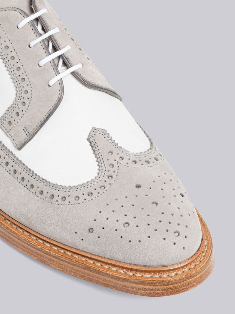Thom Browne Pebble Grain Leather Longwing Spectator Brogue outlook