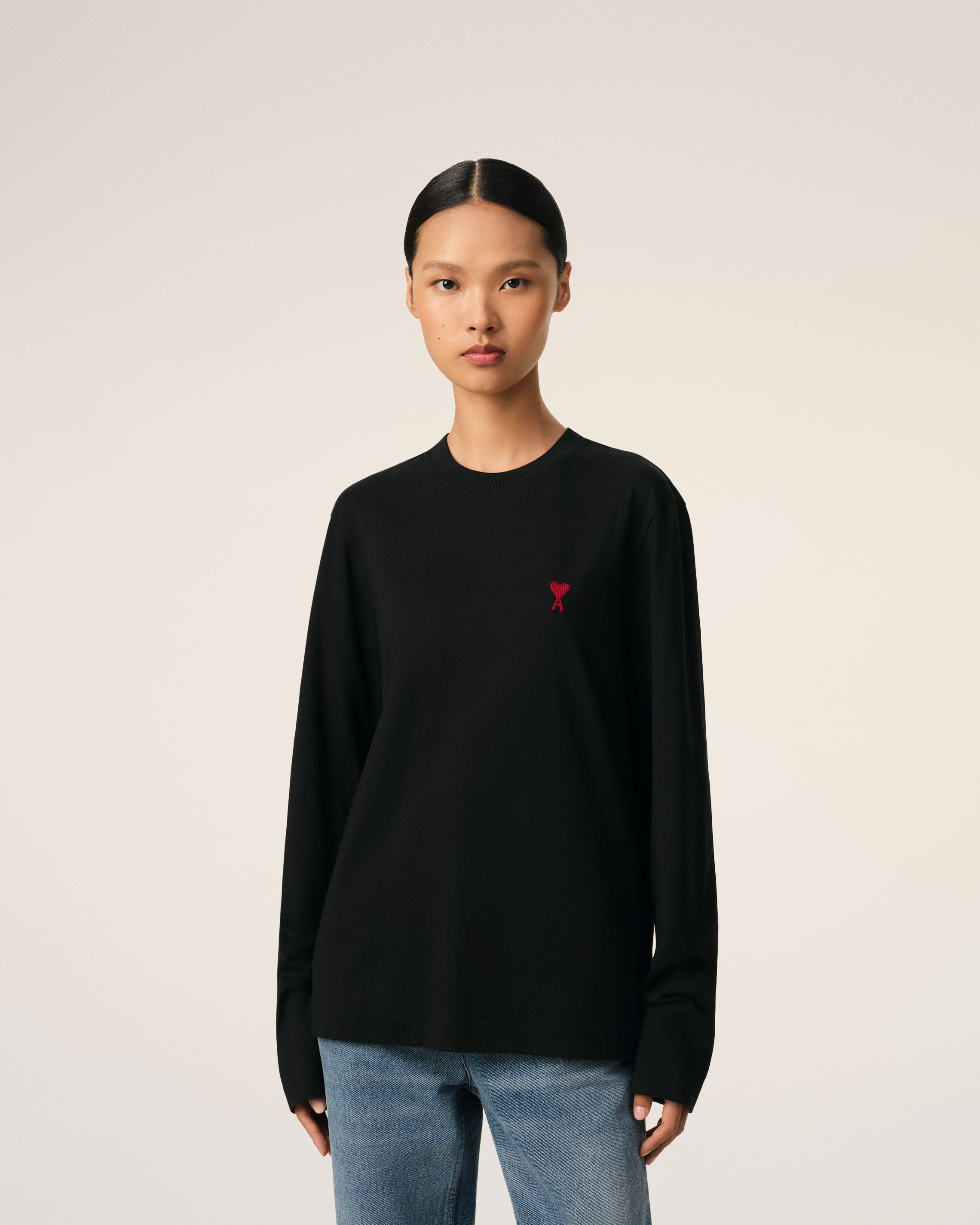 RED AMI DE COEUR LONG SLEEVES T-SHIRT - 3