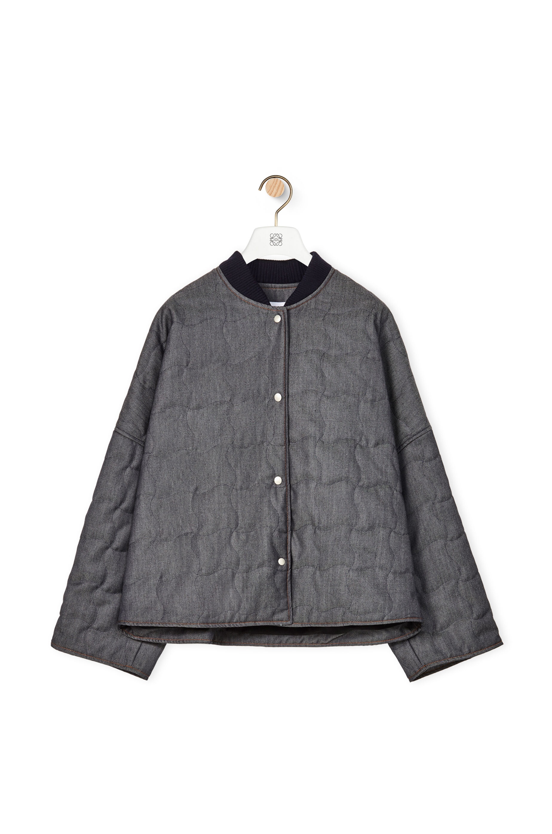 Quilted jacket in wool - 1