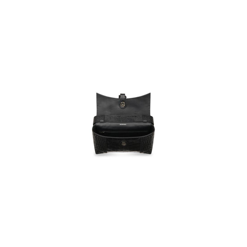 Women's Downtown Xs Shoulder Bag Crocodile Embossed in Black 5