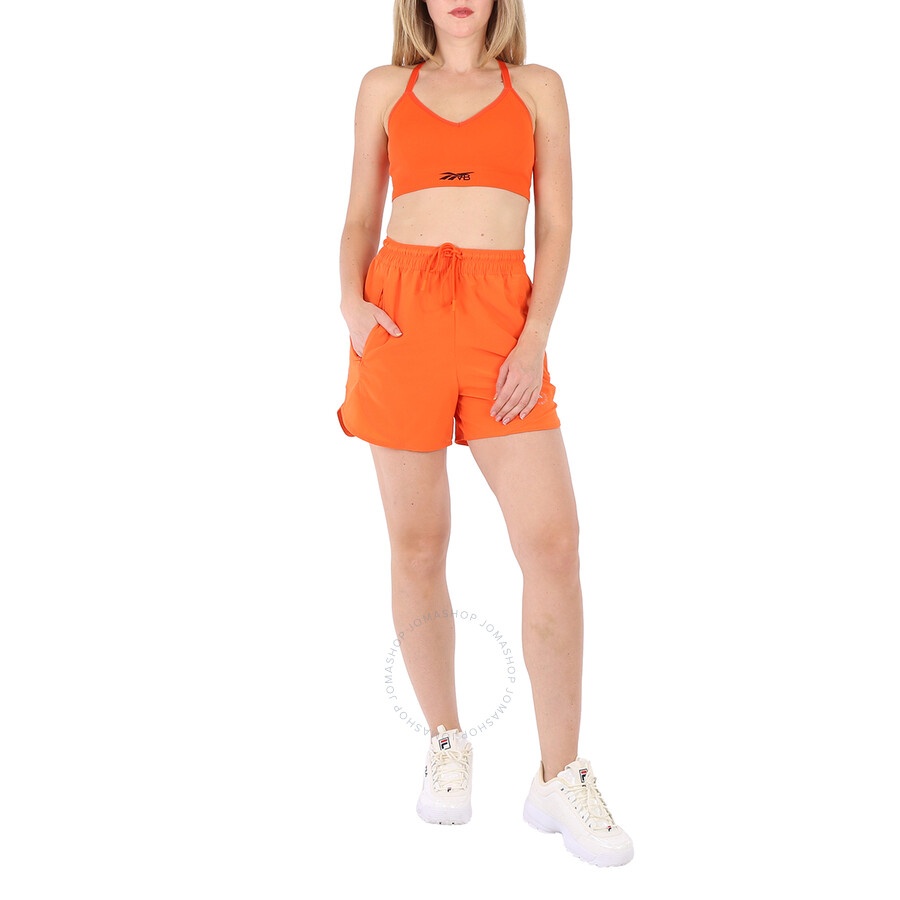 Reebok Ladies Ultima Orange Seamless Sports Bra - 6