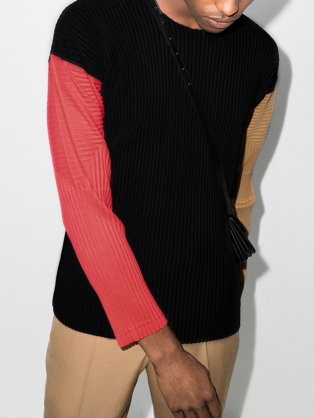 colour-block ribbed jumper - 2