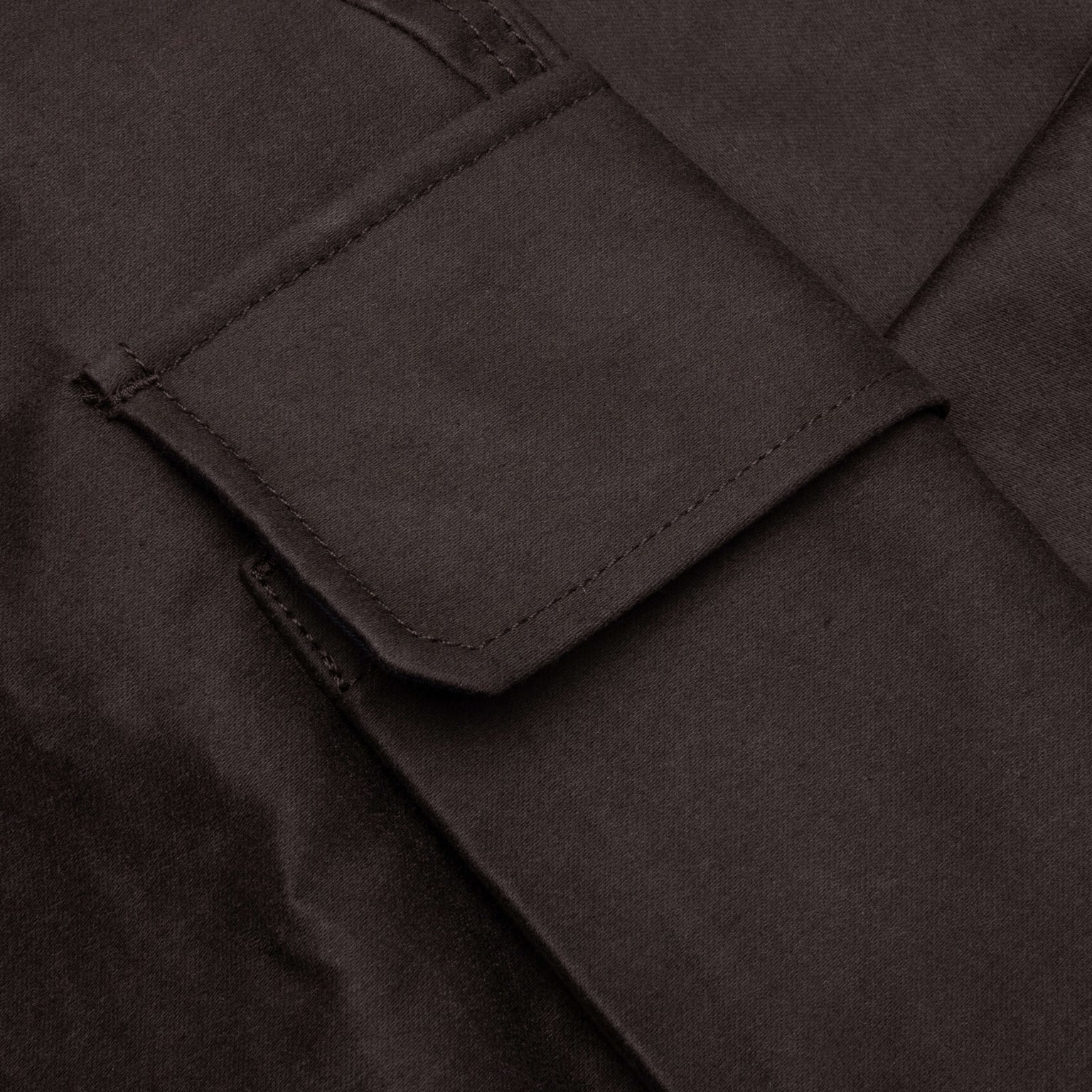 BROWN ORGANIC COTTON CARGO TROUSERS TCY36 - MOCA - 5