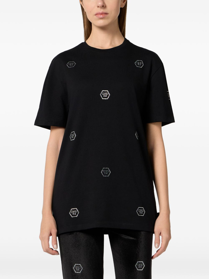 crystal-monogram T-shirt 3