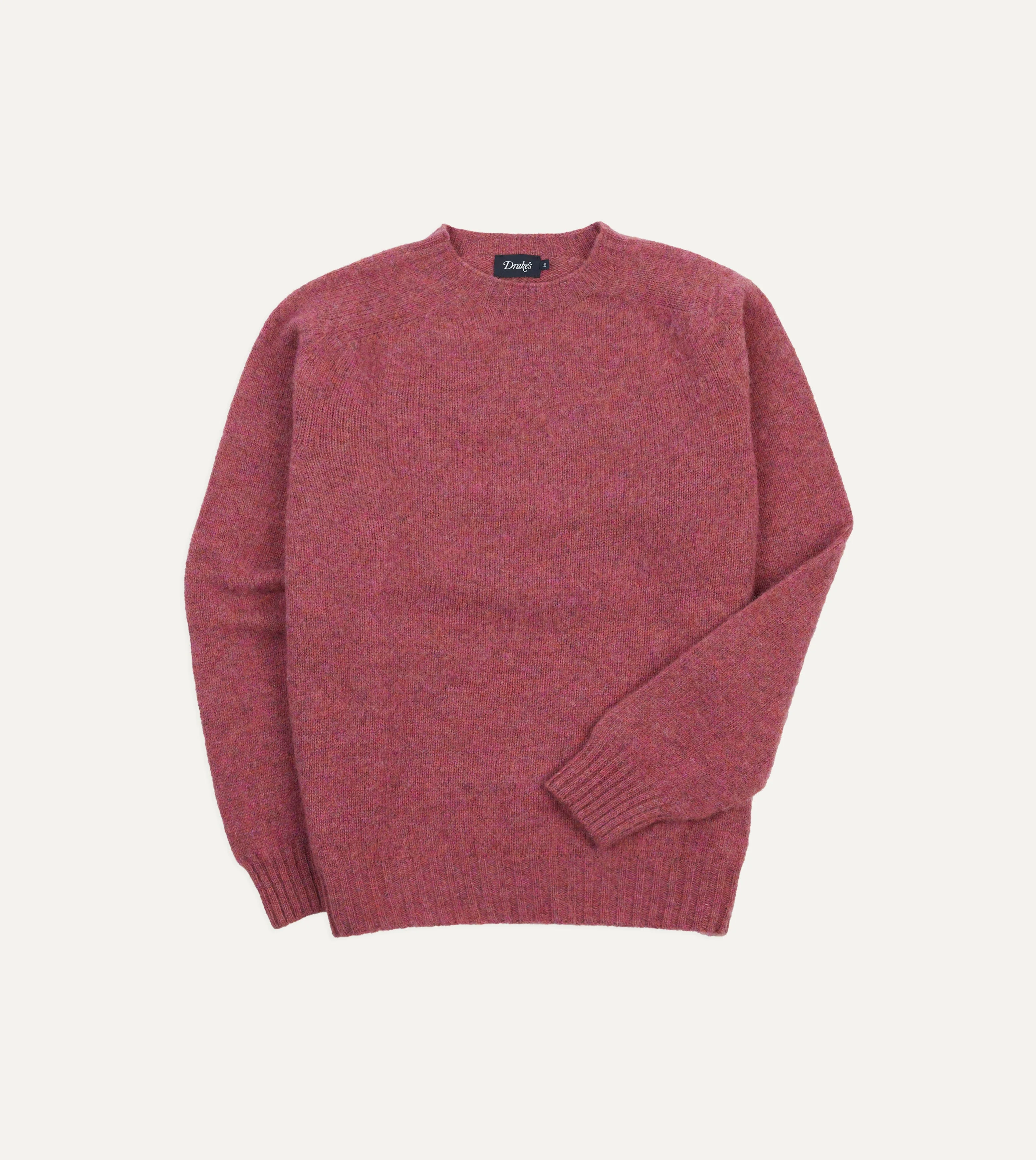Mulberry Brushed Shetland Crew Neck Jumper - 1