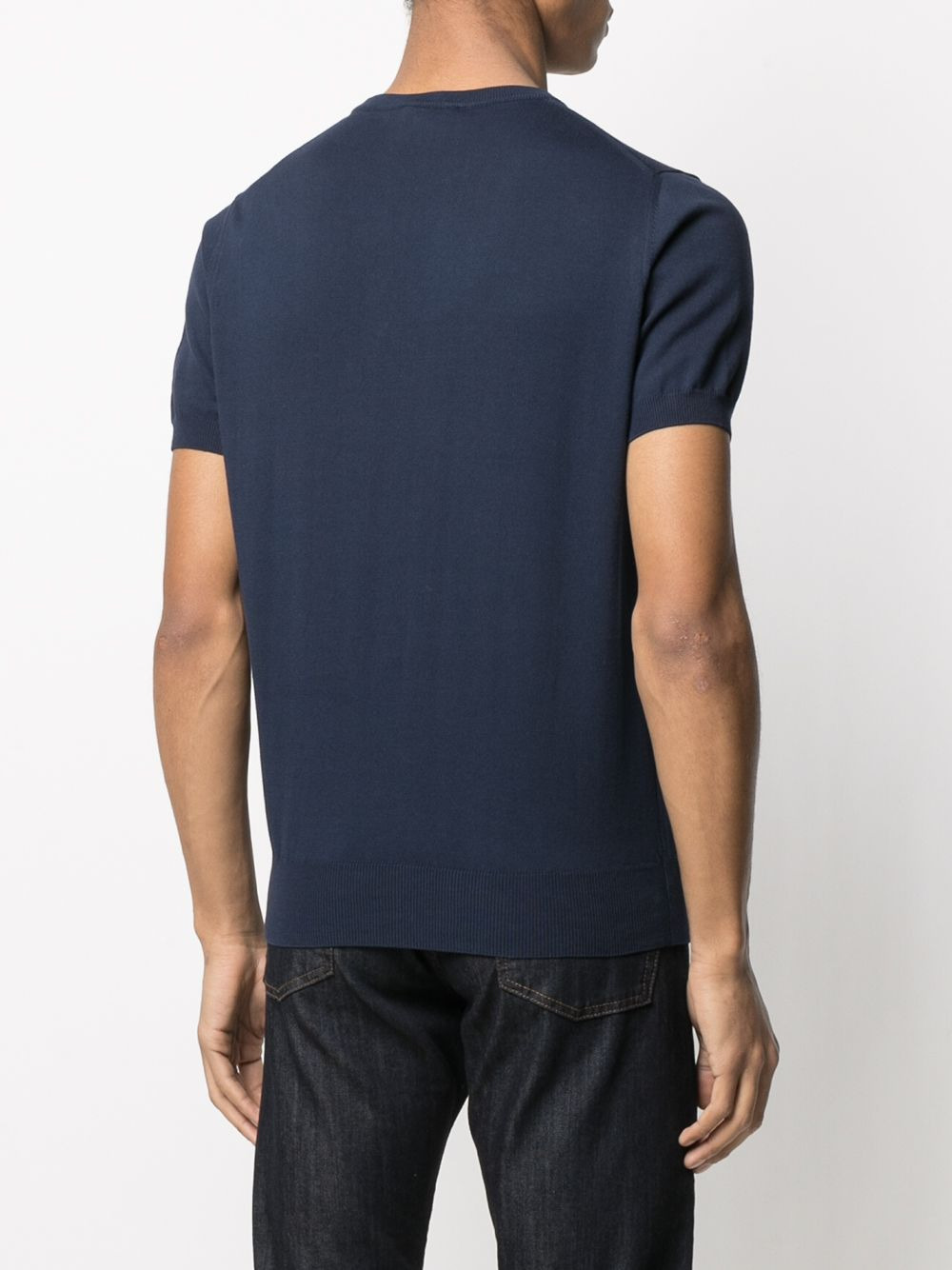 knitted short-sleeve T-shirt - 4