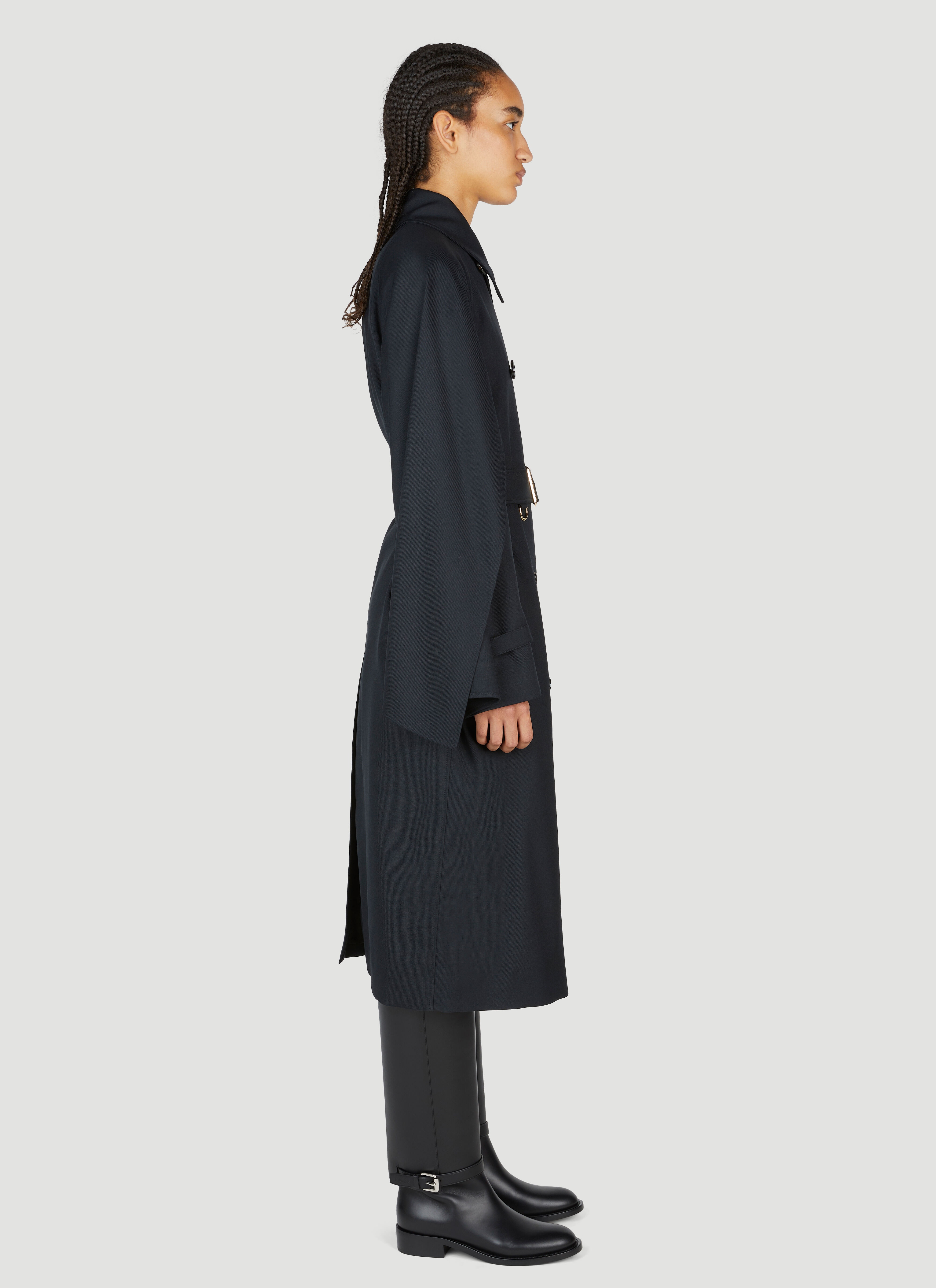 Cotness Double-Breasted Trench Coat - 3