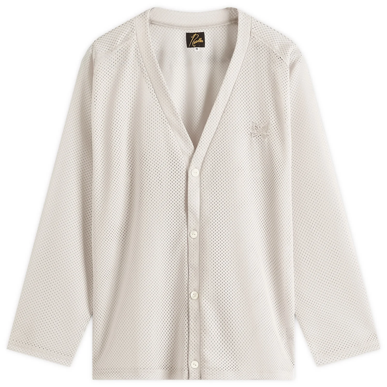 Needles Mesh V-Neck Cardigan - 1