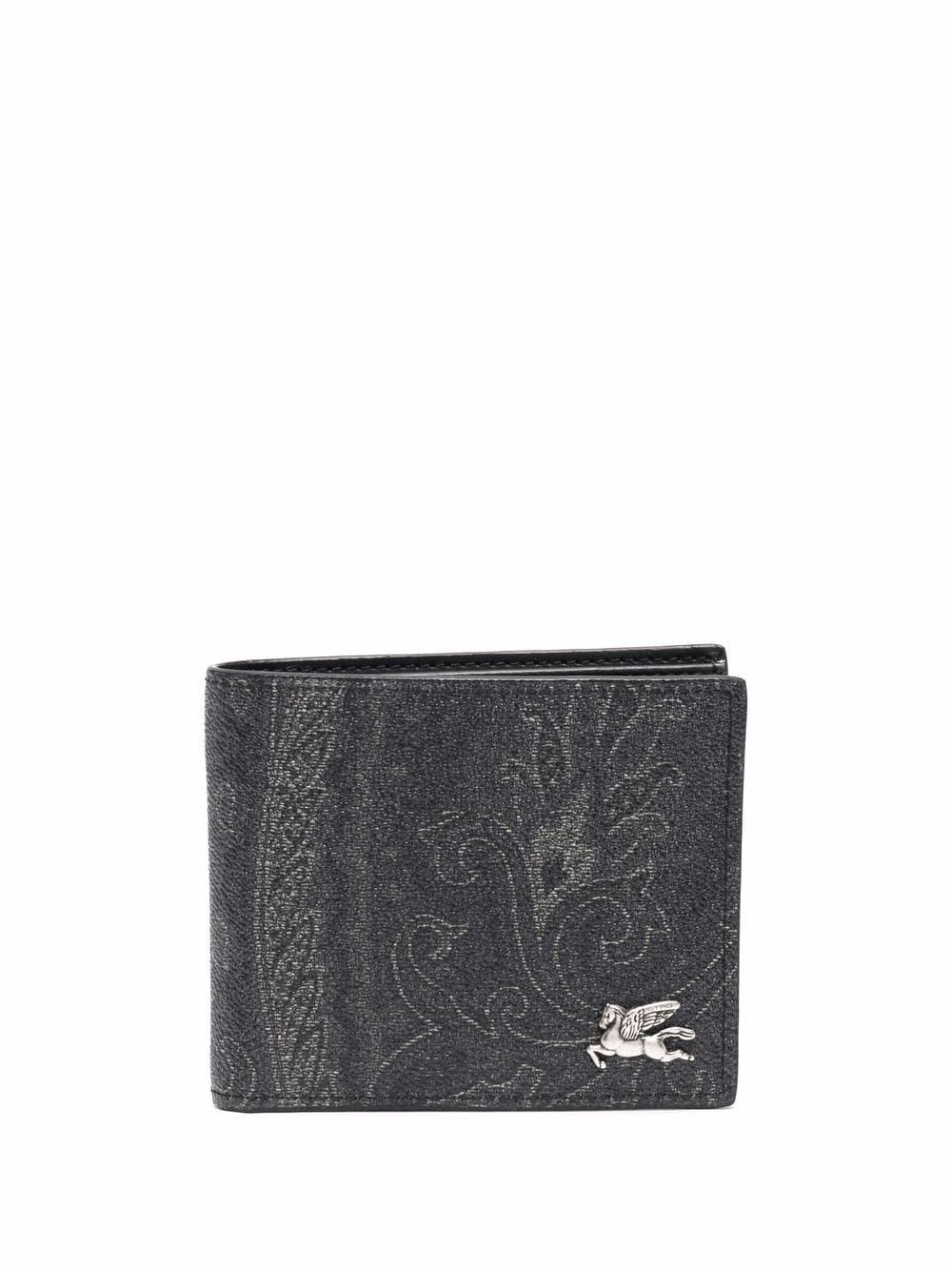 paisley-print bi-fold wallet - 1