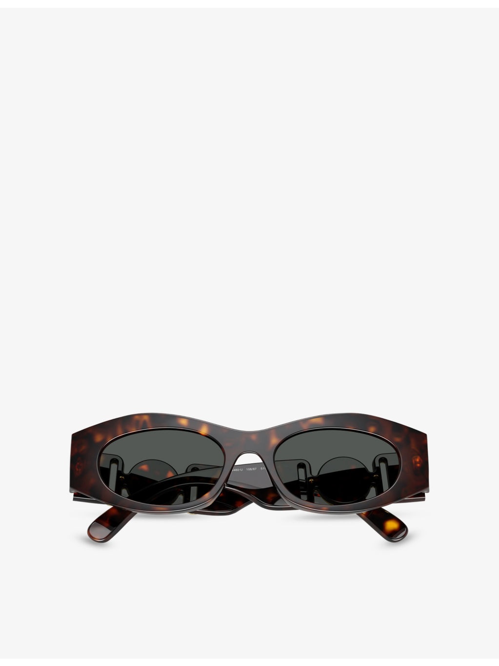 VE4480U Oval-Frame Tortoiseshell Acetate Sunglasses - 5