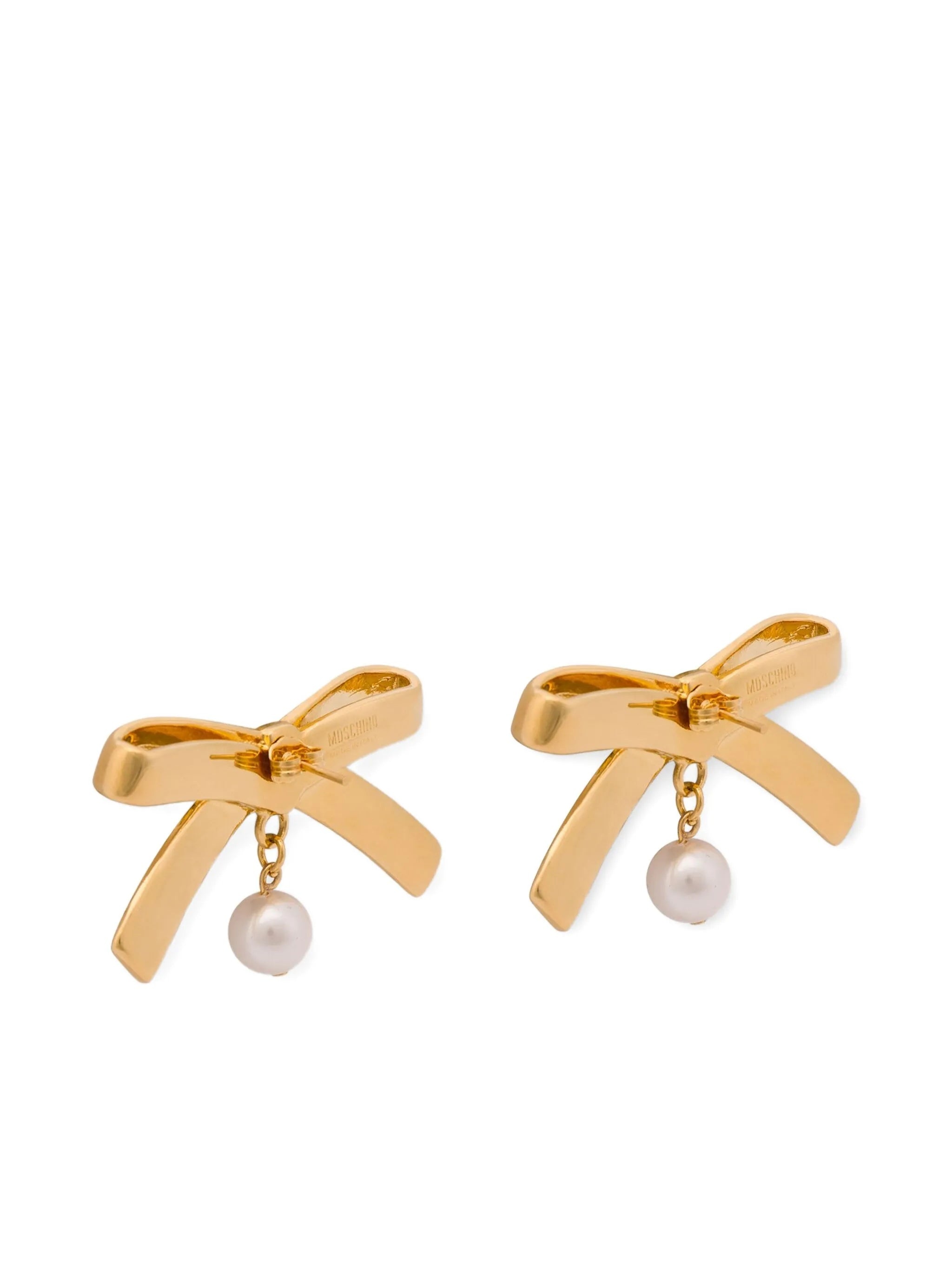 Moschino Bow-shaped Earrings - 3