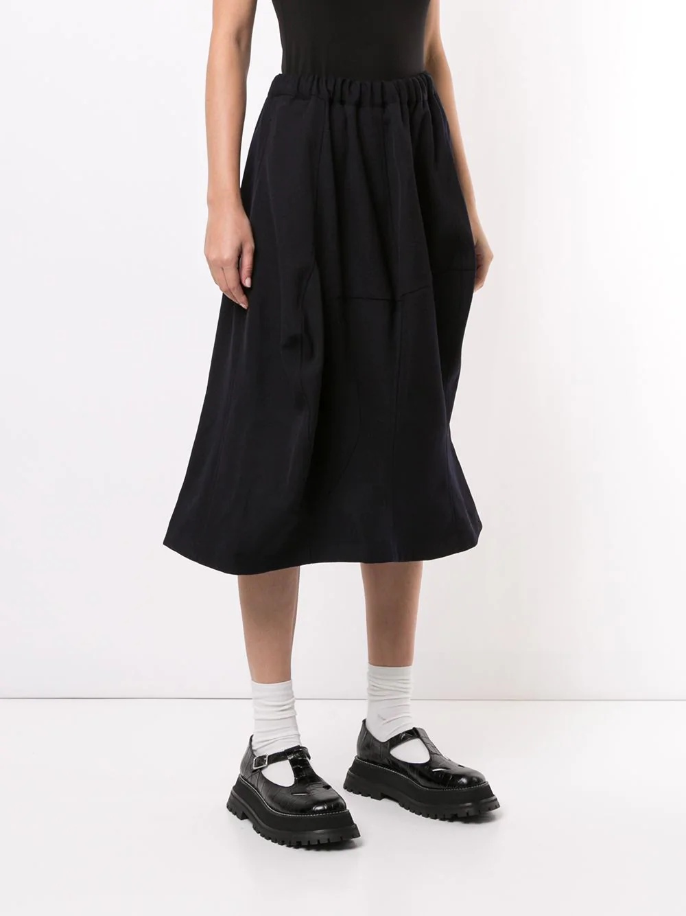  panelled midi skirt  - 3