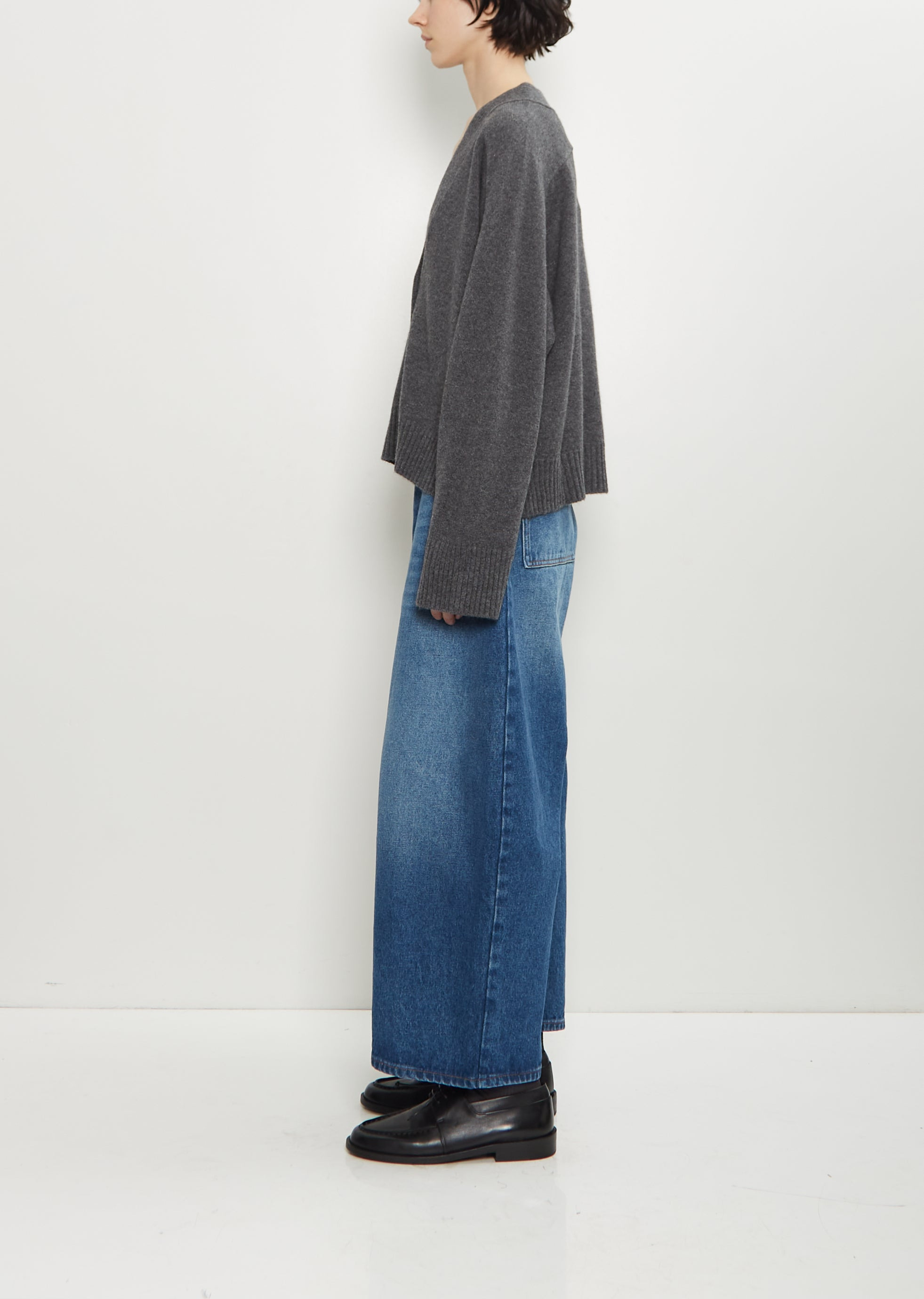Kaia Cashmere V-Neck Cardigan - 2