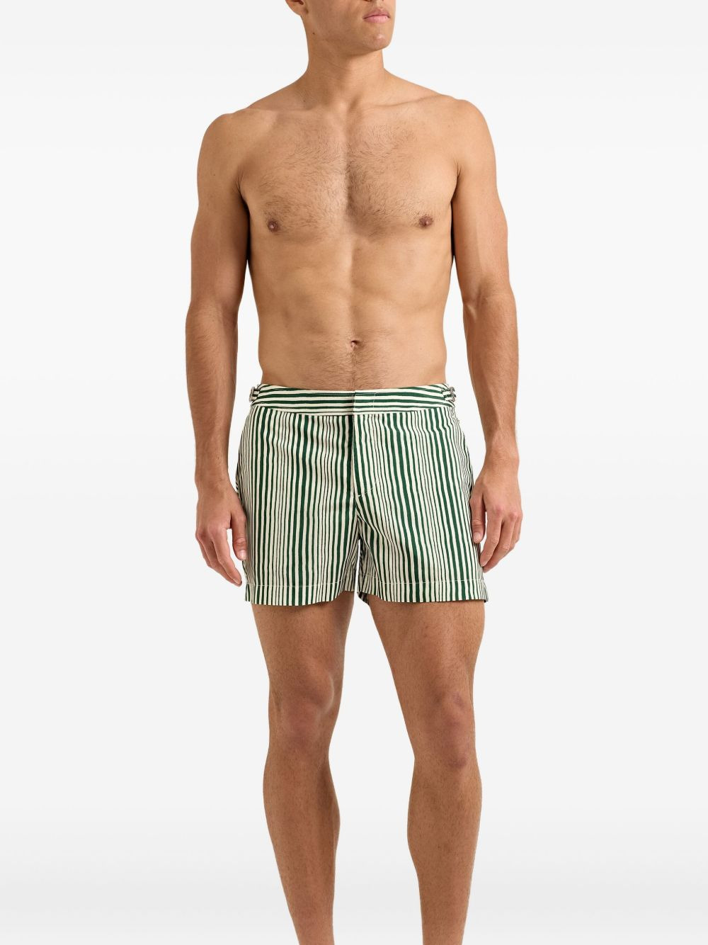 striped swim shorts - 3