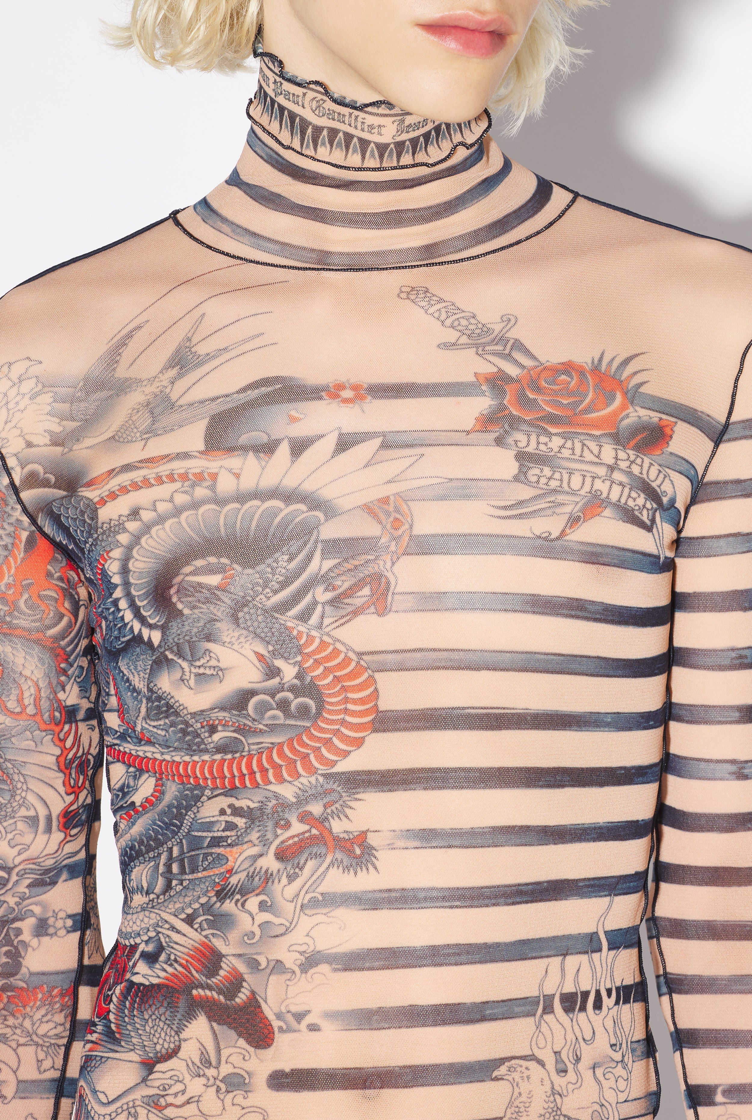 THE NUDE SAILOR TATTOO TOP - 4