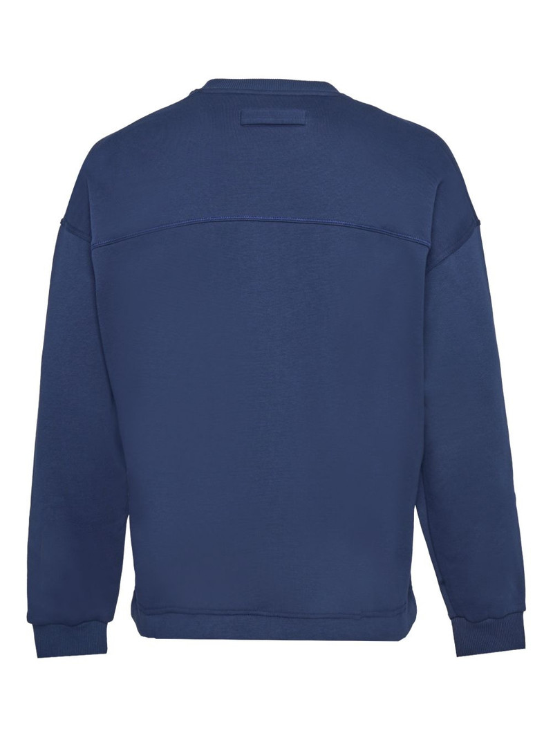 ZEGNA drawstring crew-neck sweatshirt outlook