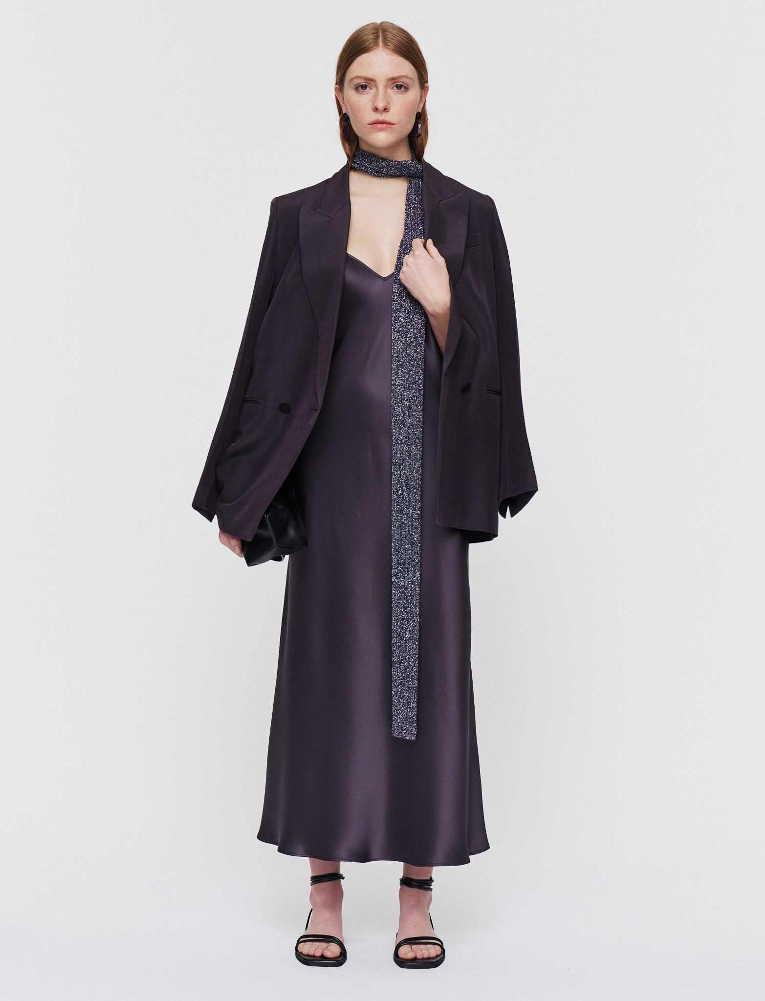 Silk Satin Clea Dress - 5