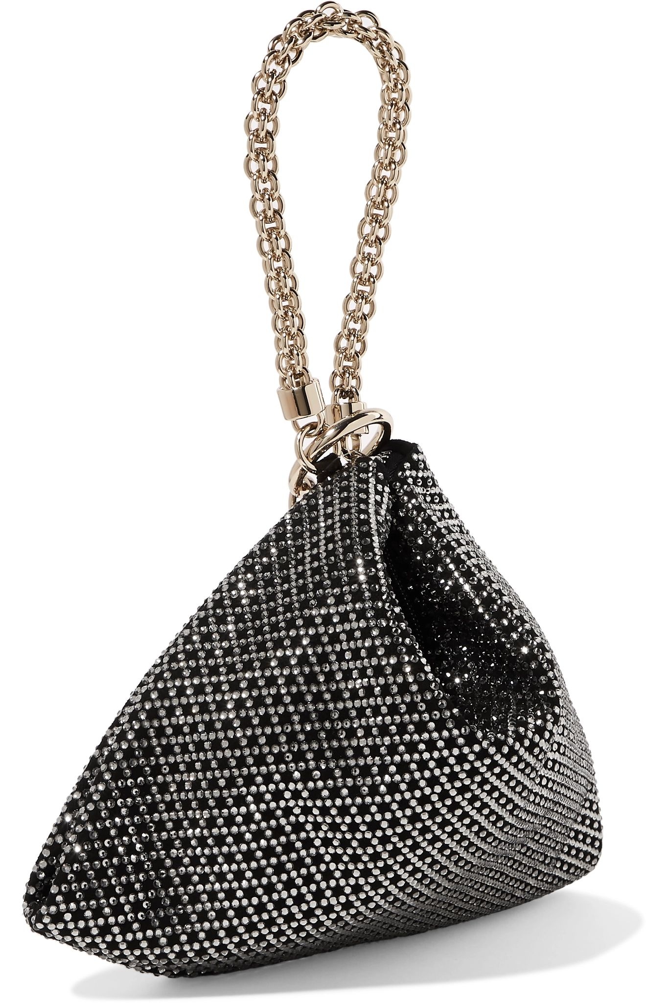 Callie tasseled crystal-embellished suede shoulder bag - 3