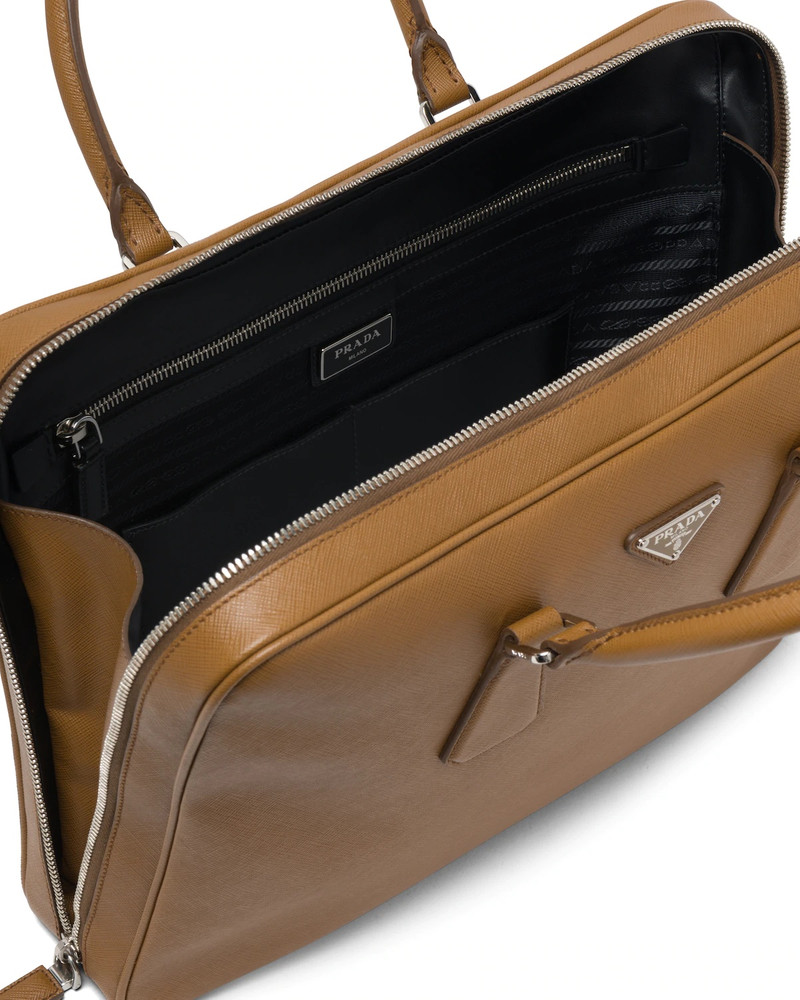 Saffiano Leather Work Bag 5