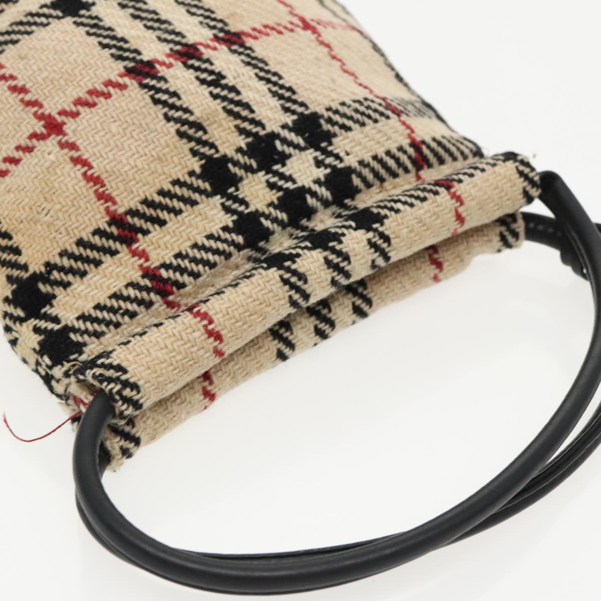 Burberry Nova Check Hand Bag Canvas Beige - 6