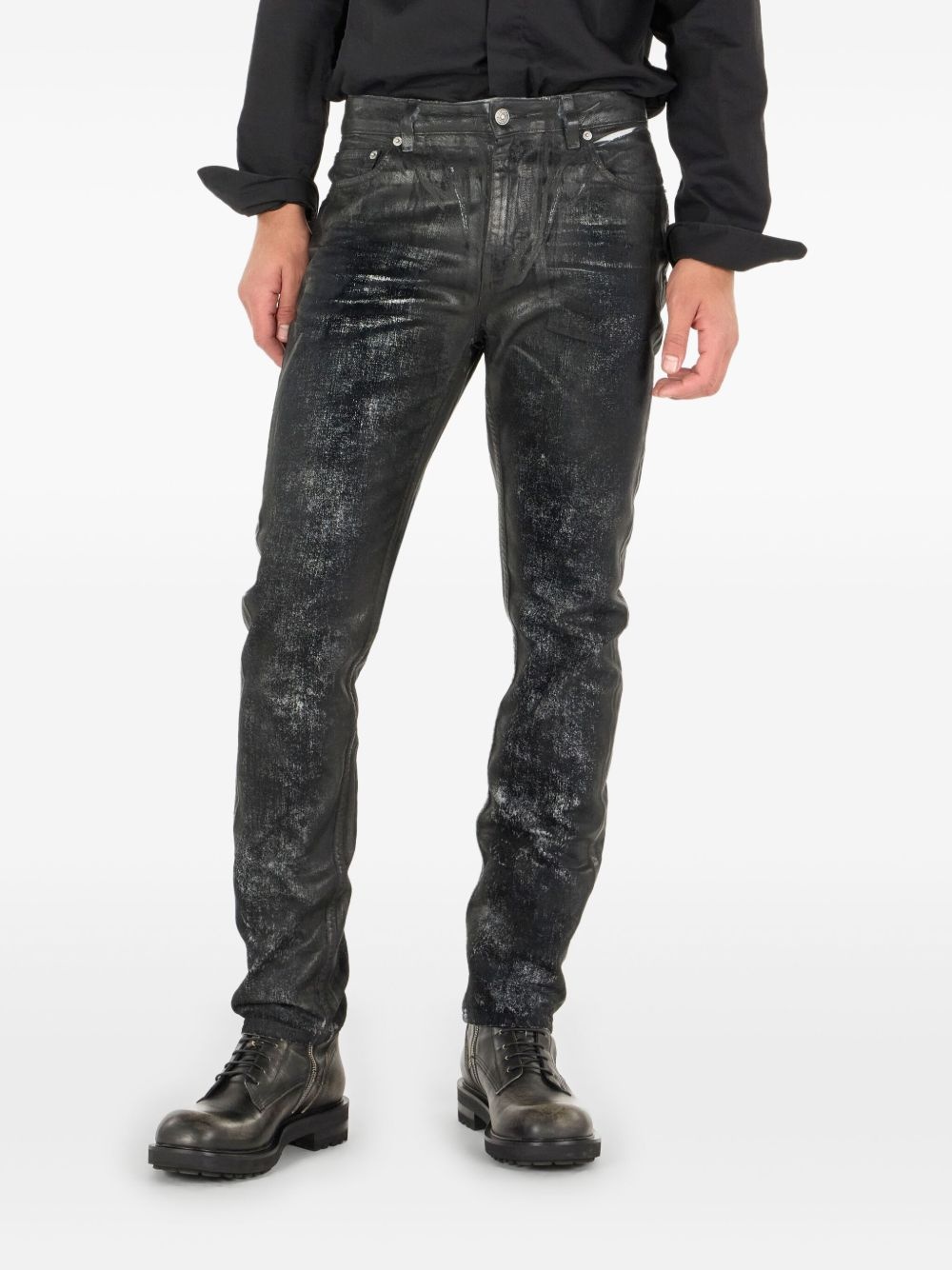 slim-cut jeans - 2