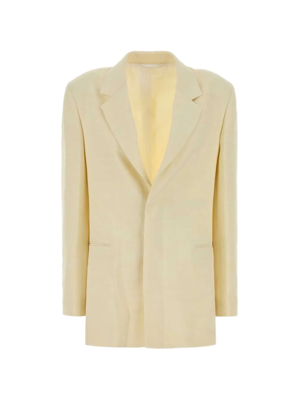 single-breasted notched-lapel blazer - 1