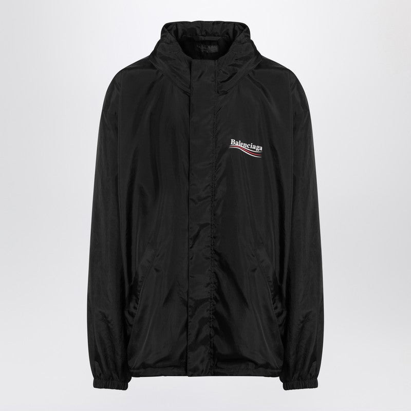 Balenciaga Political Campaign Jacket Black Men - 1