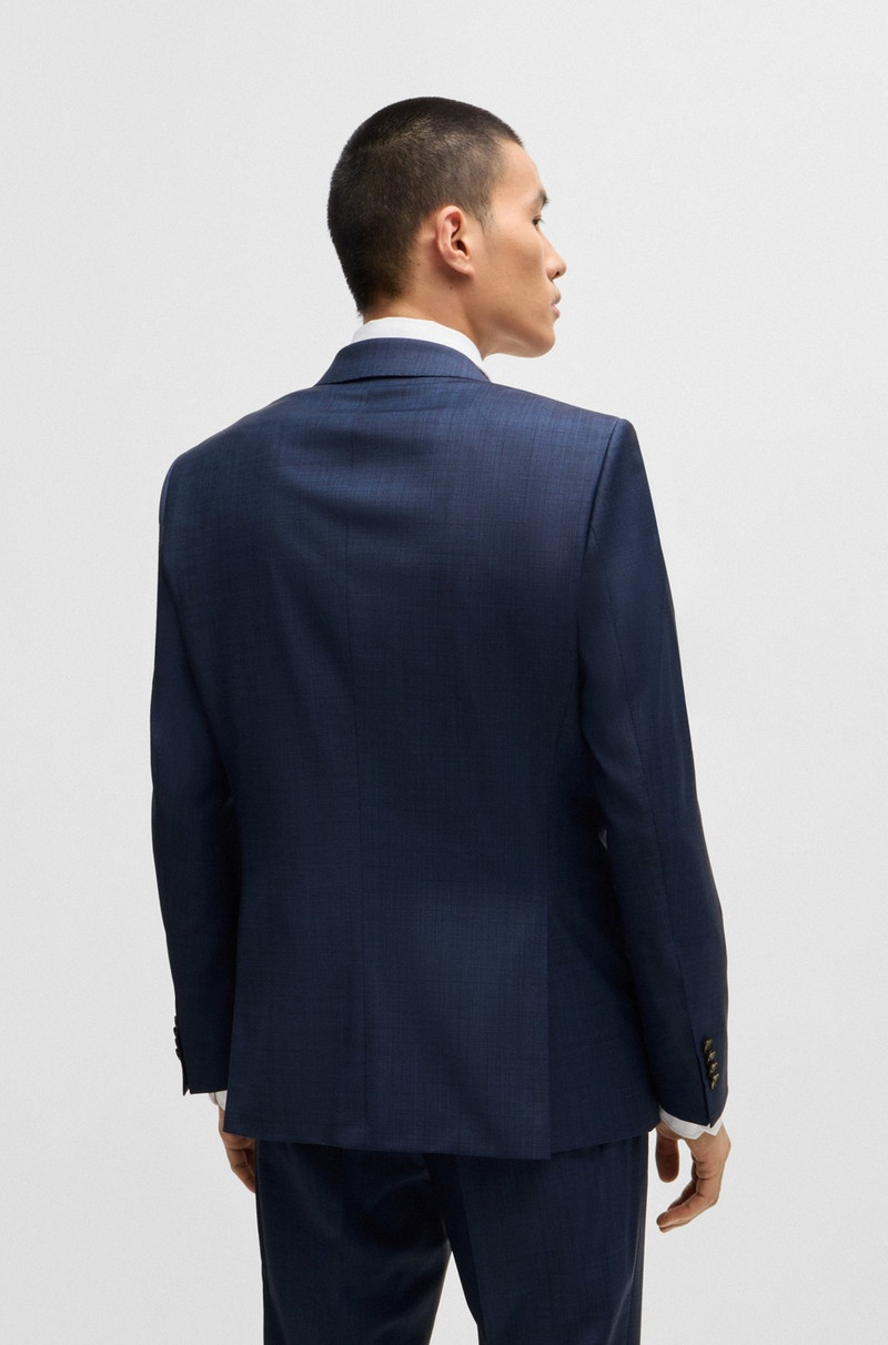 BOSS SLIM-FIT SUIT IN MICRO-PATTERNED WOOL outlook