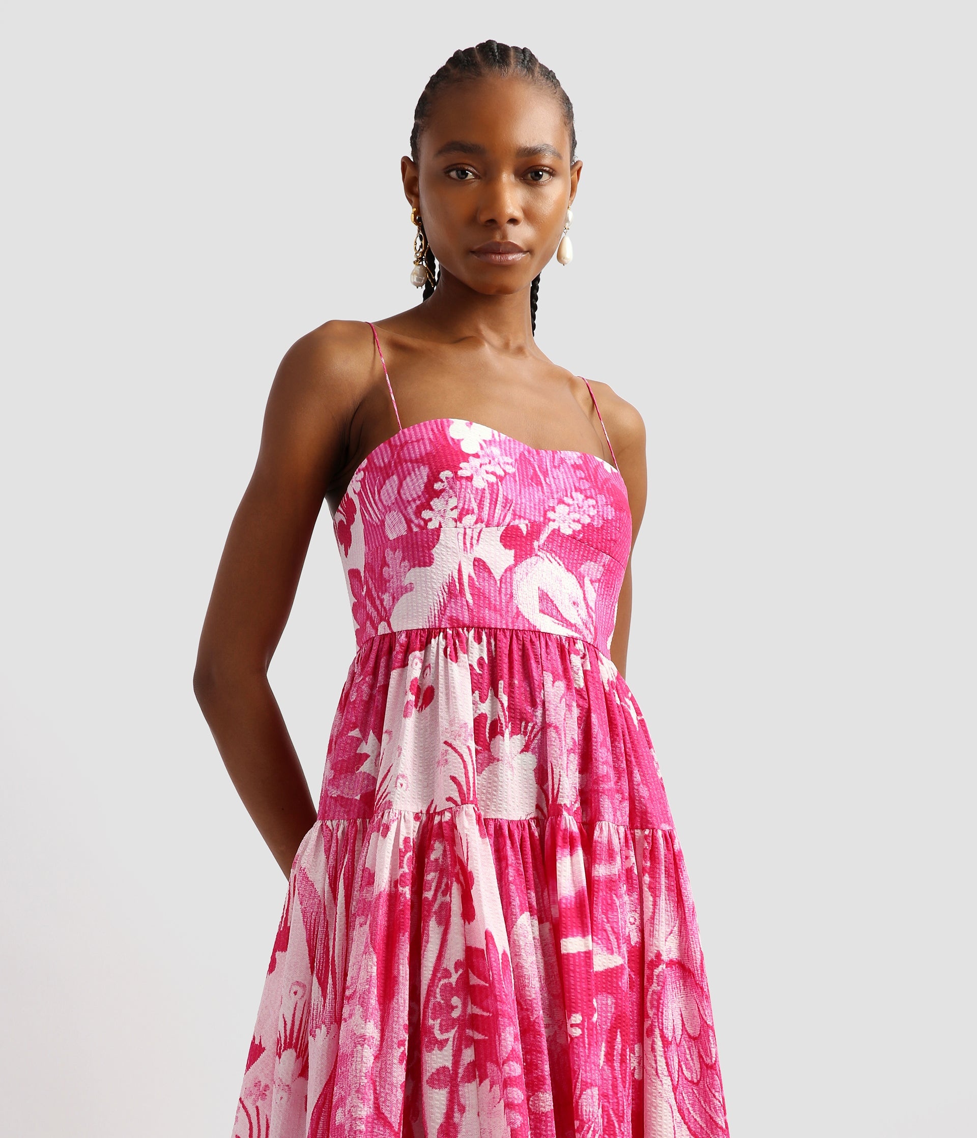 FIT AND FLARE DRESS - 5