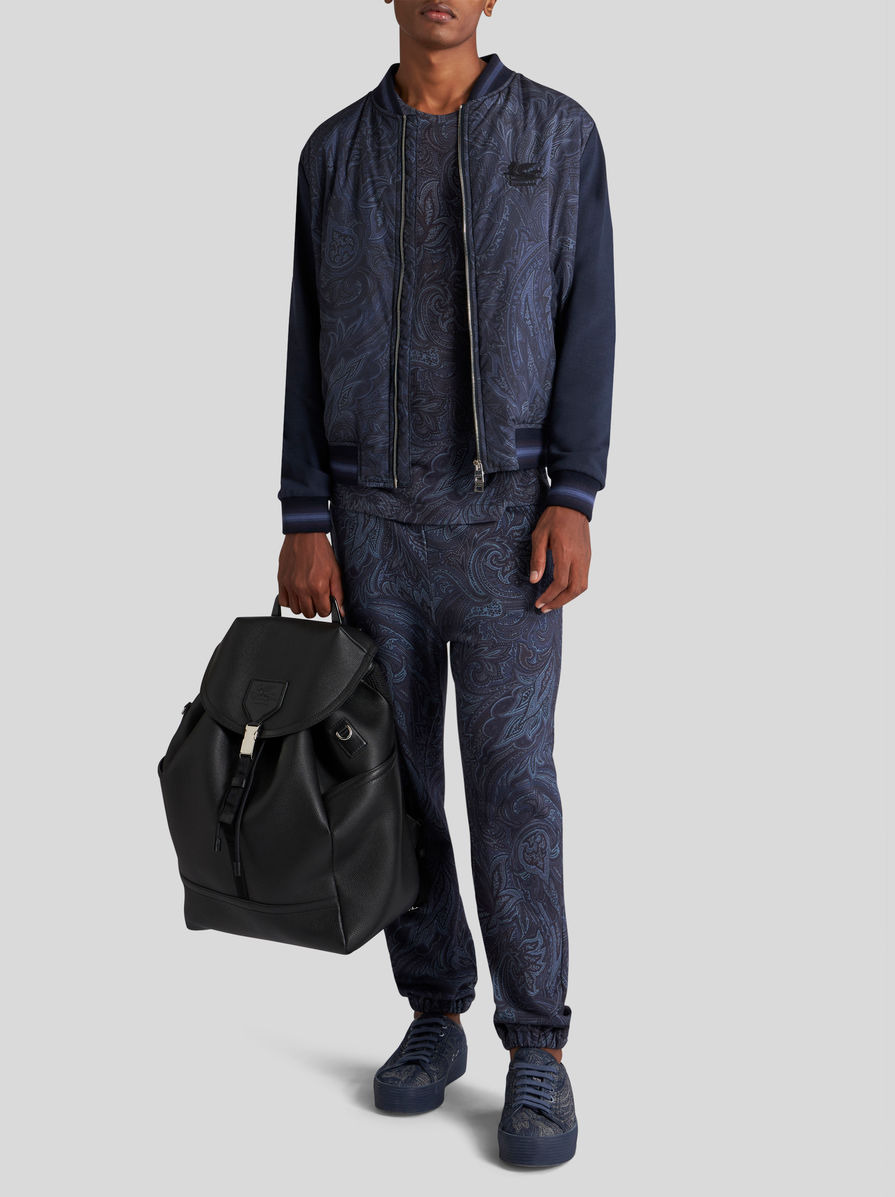 PAISLEY BOMBER JACKET WITH LOGO - 3