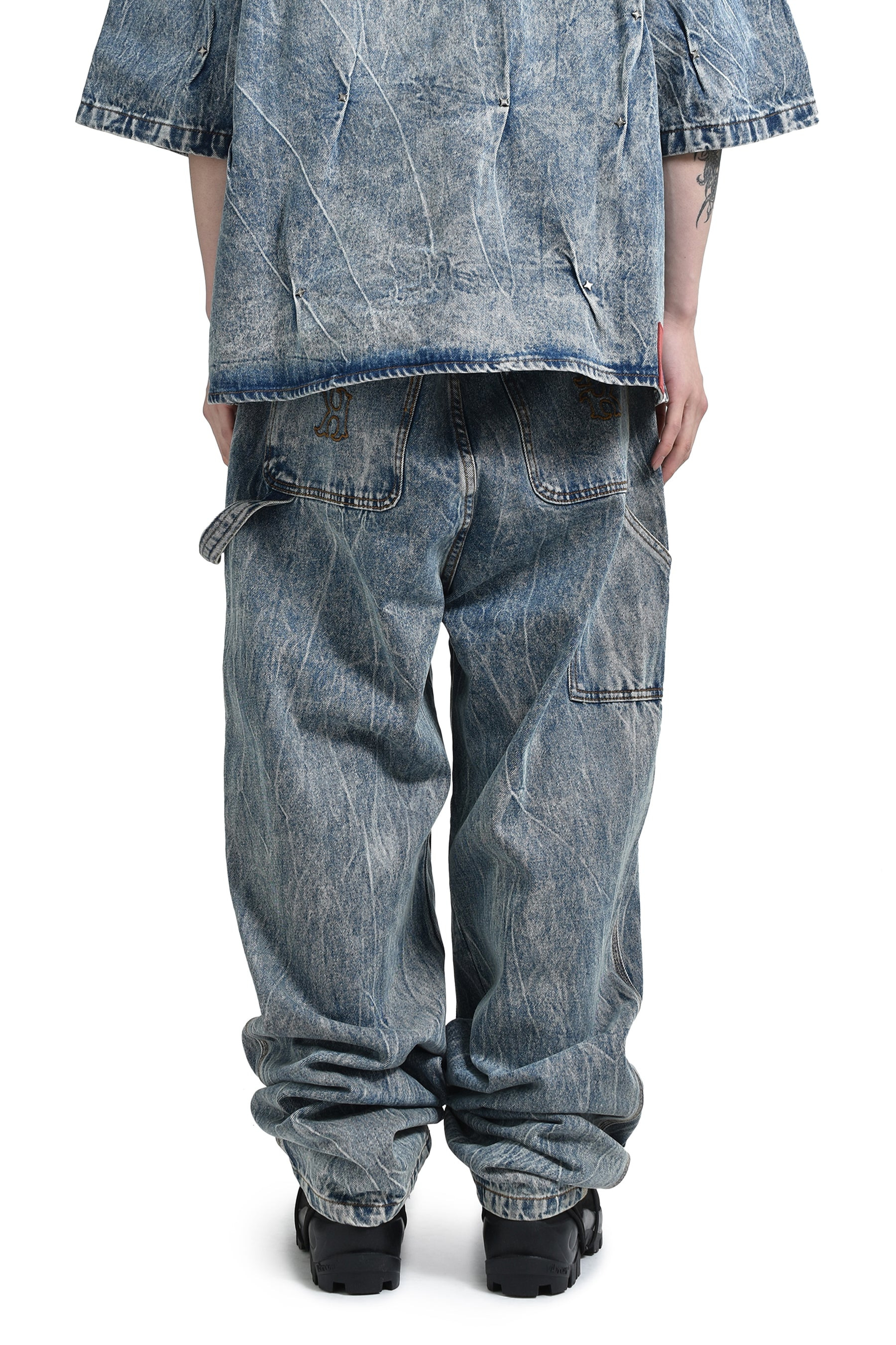 WORKWEAR MULTI RIVET DENIM / LT. BLU - 2