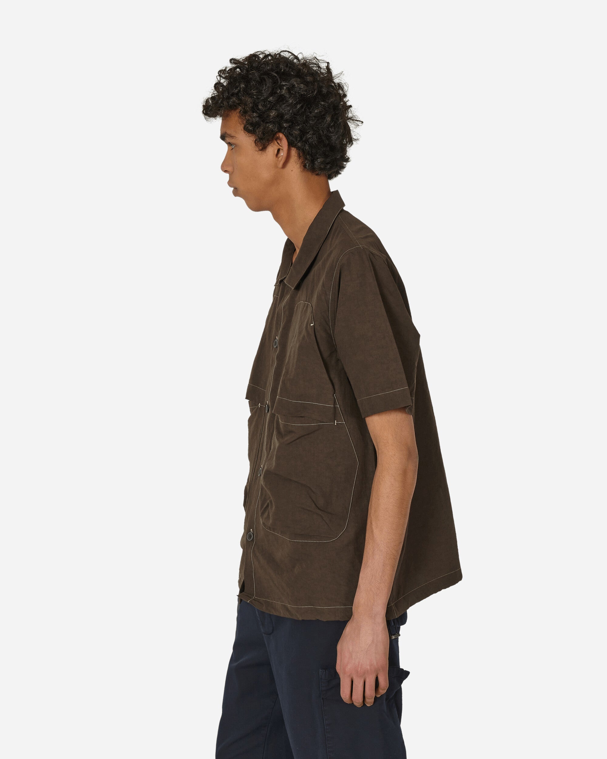 Glems Shortsleeve Shirt Chocolate Brown - 2