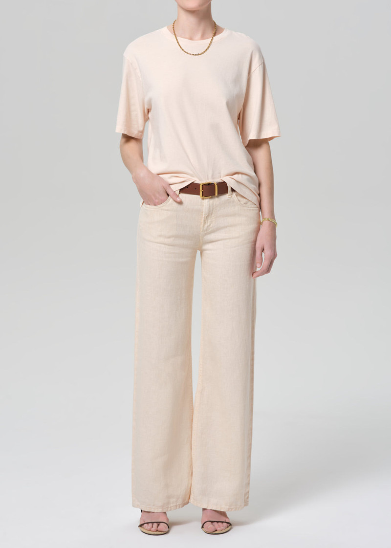 Nora Trouser Leg In Vanilla - 1