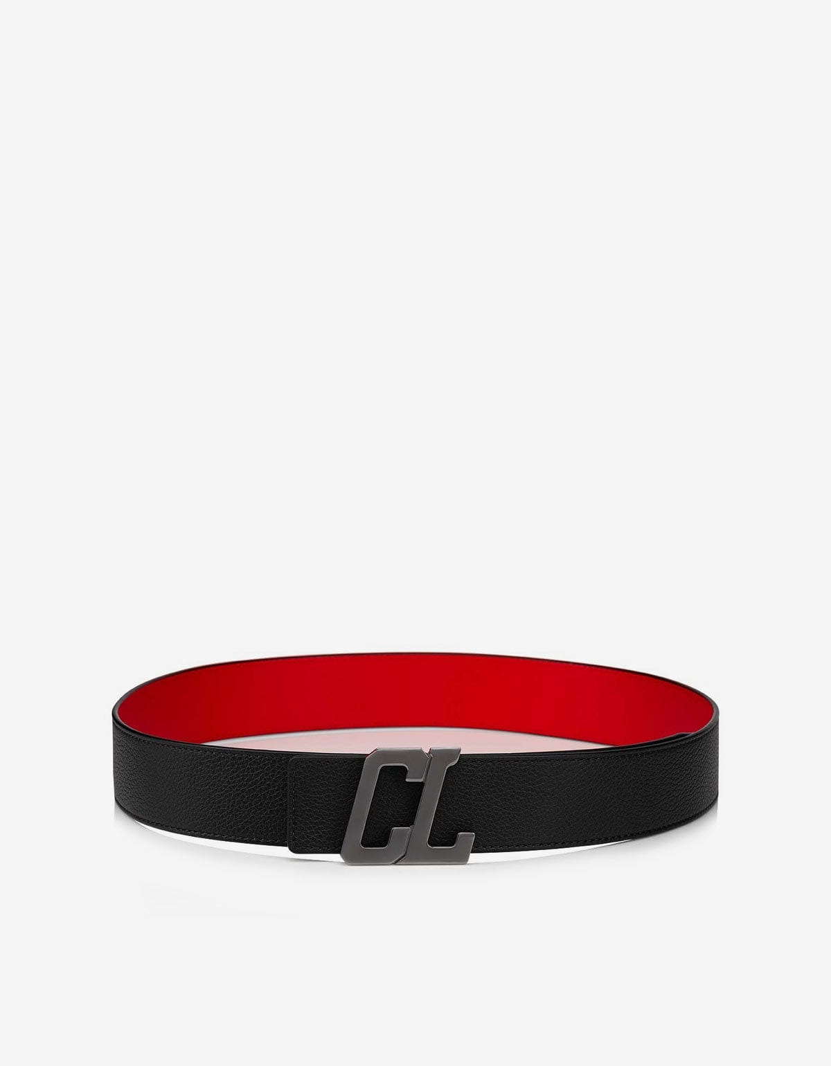 Christian Louboutin Happy Rui CL Black Belt 40mm - 3