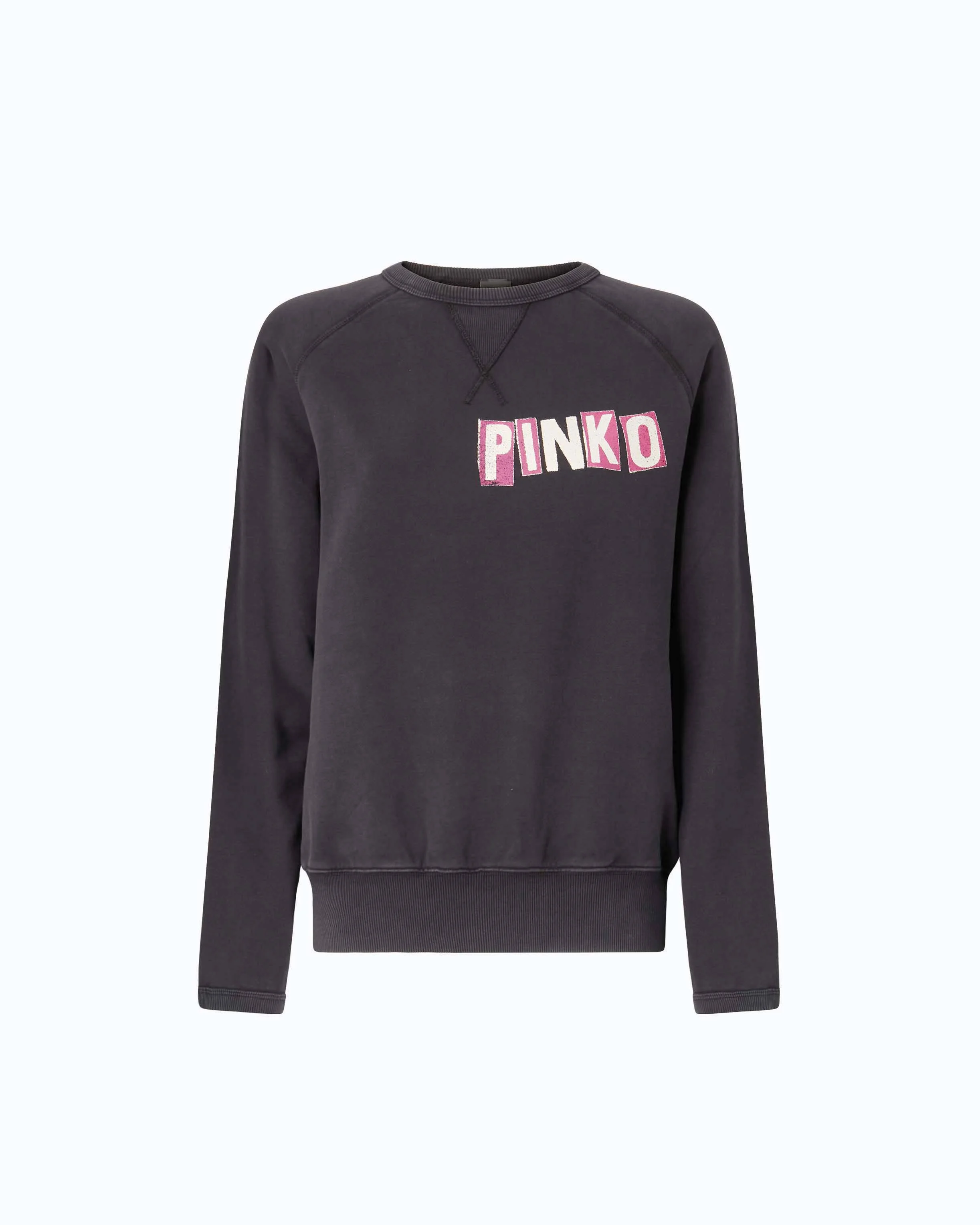 QUIET IS THE NEW PUNK SWAN-PRINT SWEATSHIRT - 1