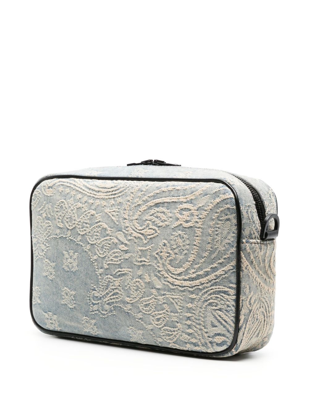 Bandana-jacquard denim camera bag - 3