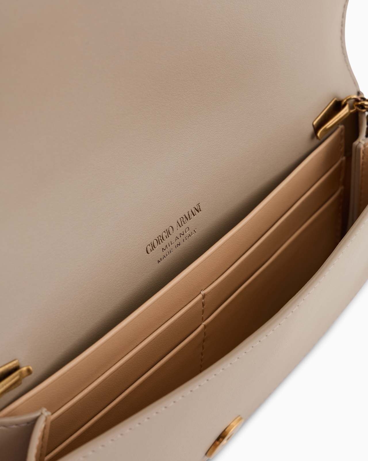 SMALL LEATHER SHOULDER CLUTCH BAG - 4