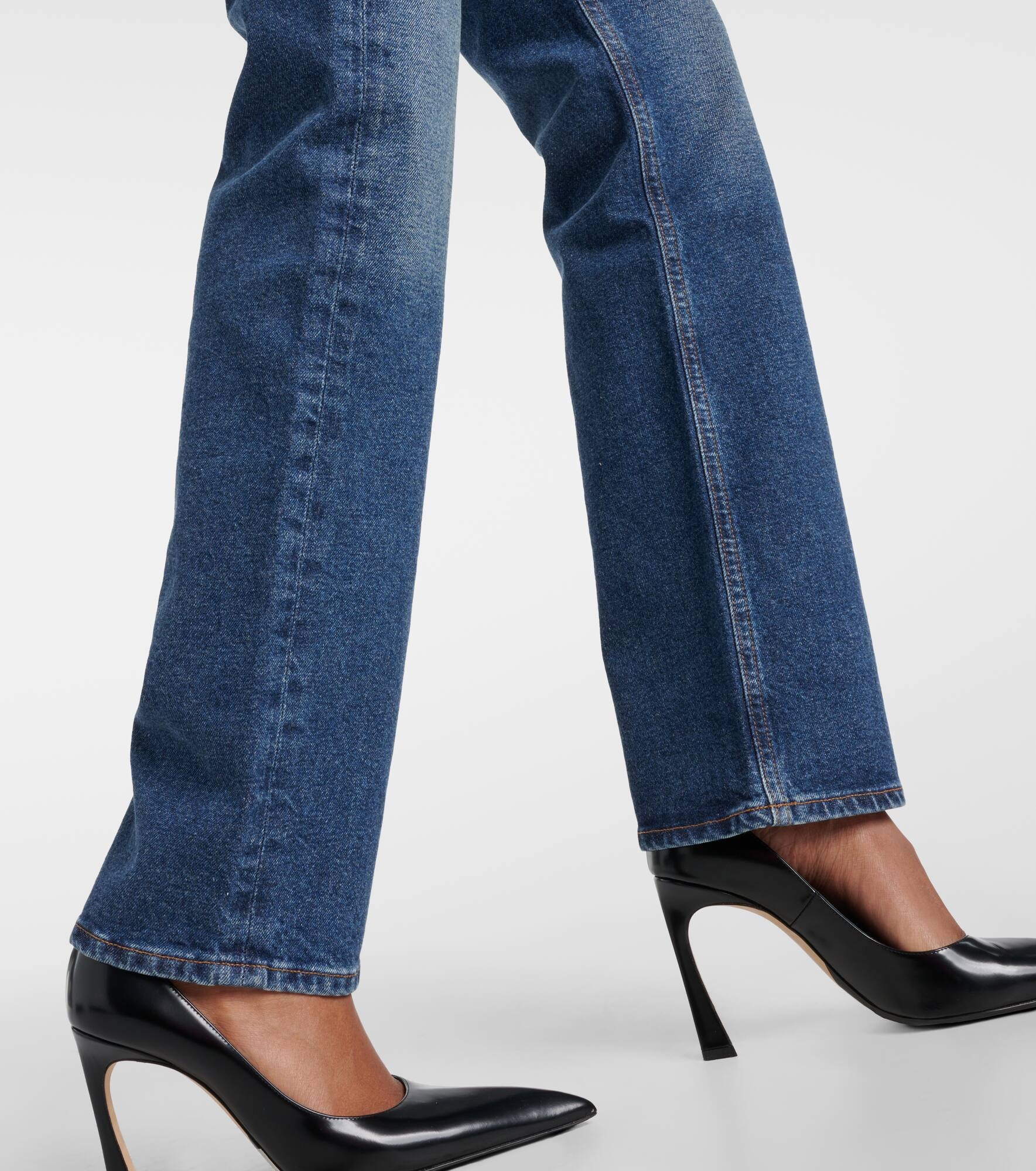 Zurie mid-rise straight jeans - 5