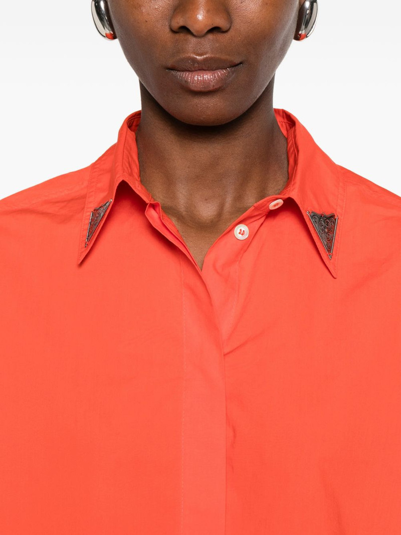embellished-collar shirt 5